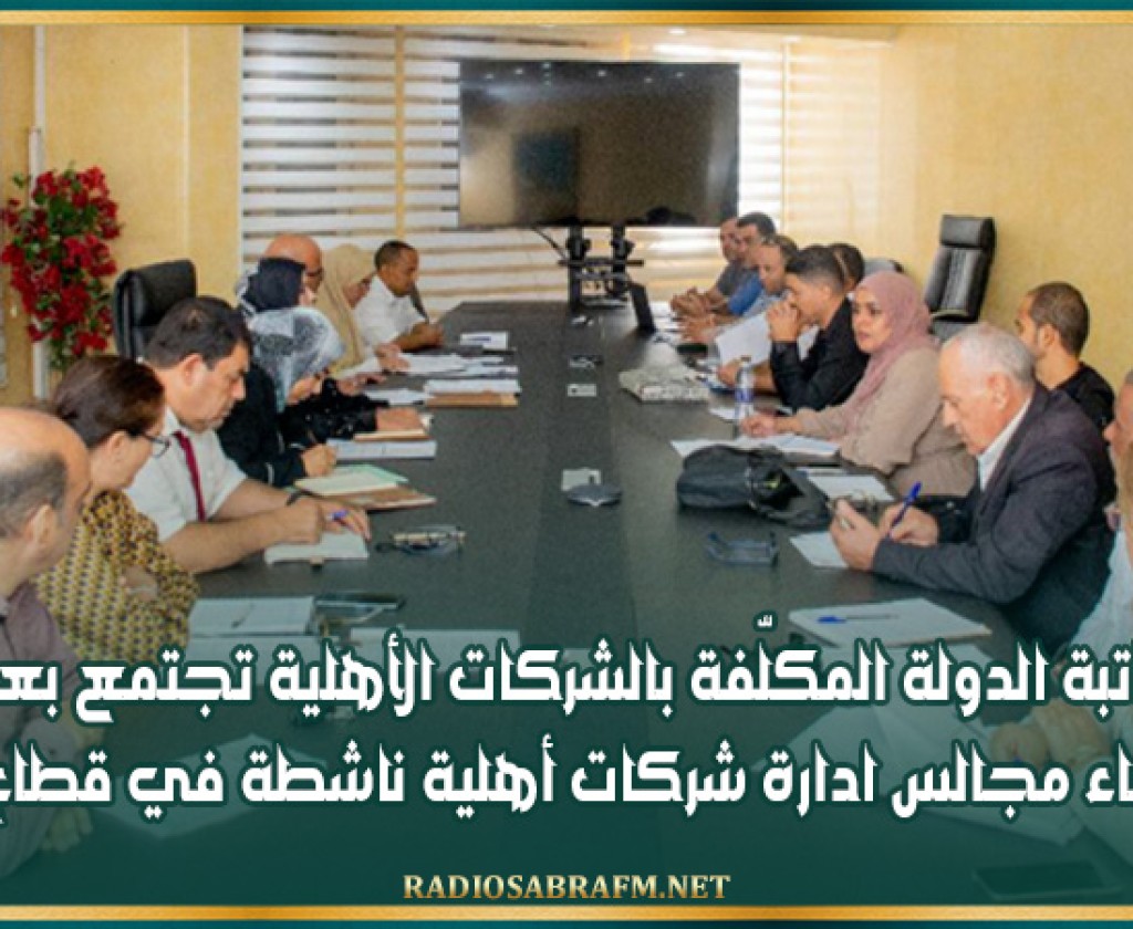 كاتبة الدولة المكلّفة بالشركات الأهلية تجتمع بعدد من رؤساء مجالس ادارة شركات أهلية ناشطة في قطاع النقل