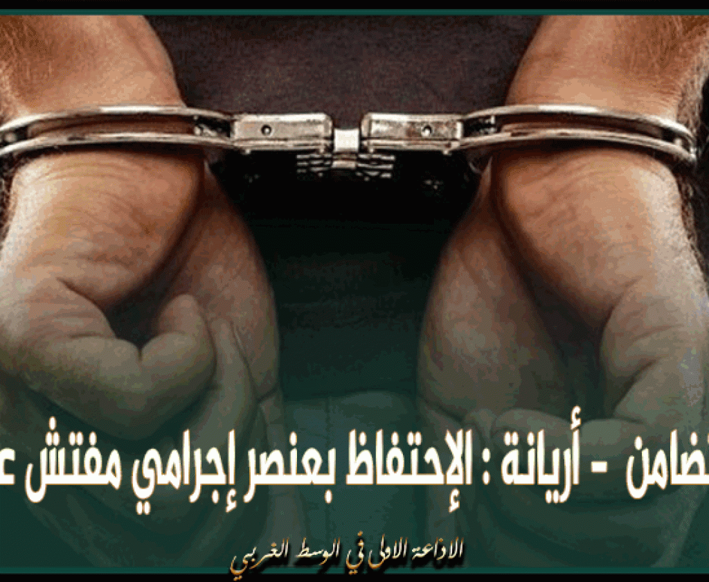 التضامن - أريانة: الإحتفاظ بعنصر إجرامي مفتش عنه