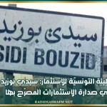 الهيئة التونسيّة للاستثمار: سيدي بوزيد في صدارة الاستثمارات المصرّح بها