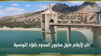 آخر الأرقام حول مخزون السدود بالبلاد التونسية