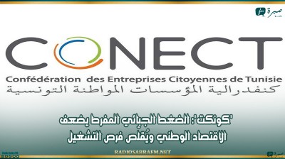 'كونكت': الضغط الجبائي المفرط يضعف الاقتصاد الوطني ويُقلّص فرص التشغيل