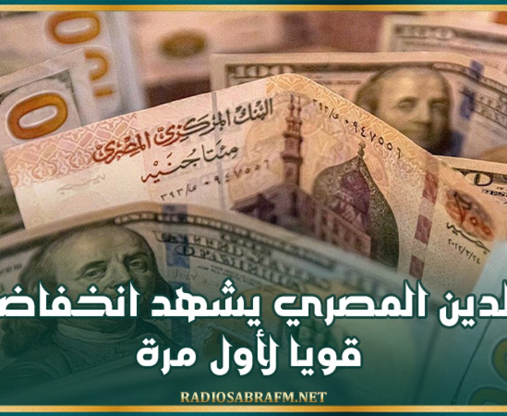 الدين المصري يشهد انخفاضا قويا لأول مرة