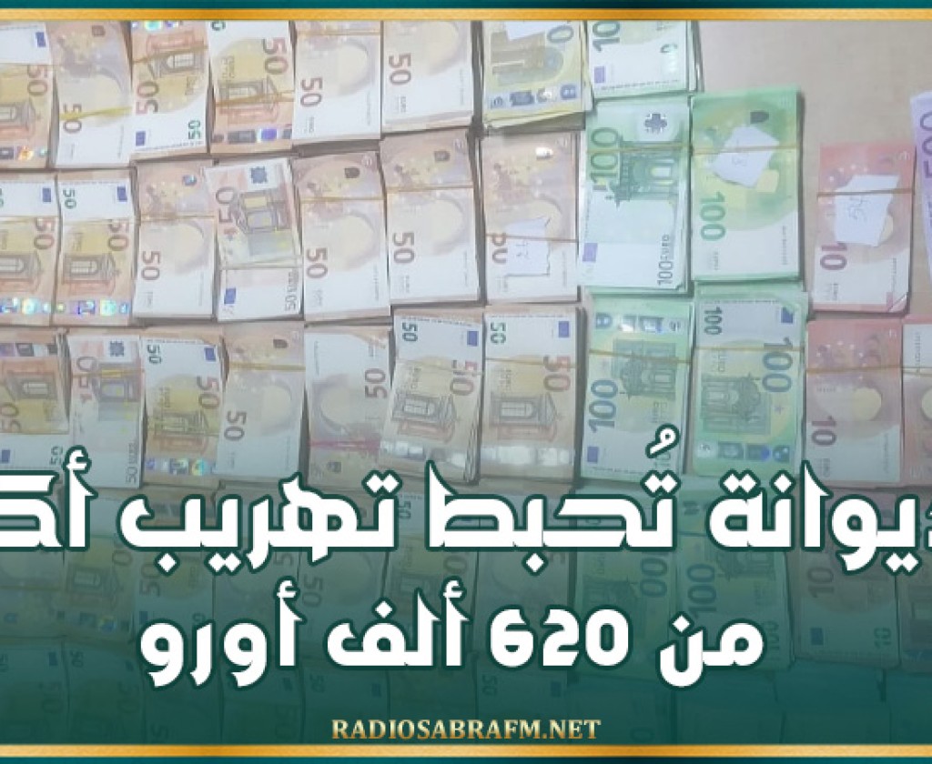بن قردان: الديوانة تُحبط تهريب أكثر من 620 ألف أورو