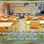 وزارة التربية تنشر قائمة المدارس الابتدائية الخاصة المتحصلة على تراخيص
