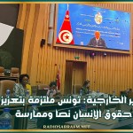 وزير الخارجية: تونس ملتزمة بتعزيز حقوق الإنسان نصا وممارسة