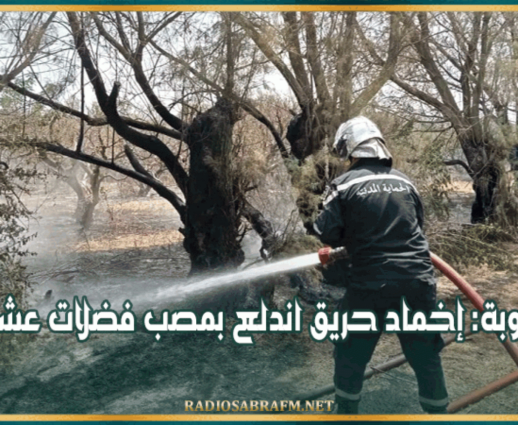 جندوبة: إخماد حريق اندلع بمصب فضلات عشوائي