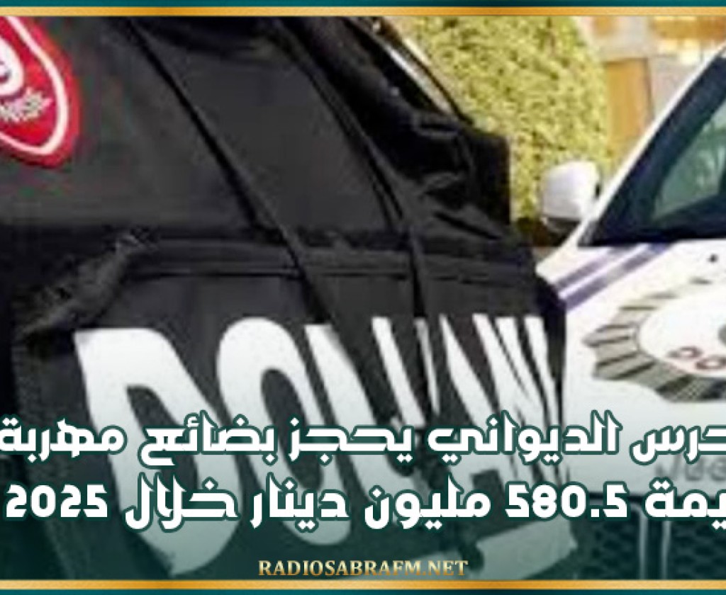 الحرس الديواني يحجز بضائع مهربة بقيمة 580.5 مليون دينار خلال 2025