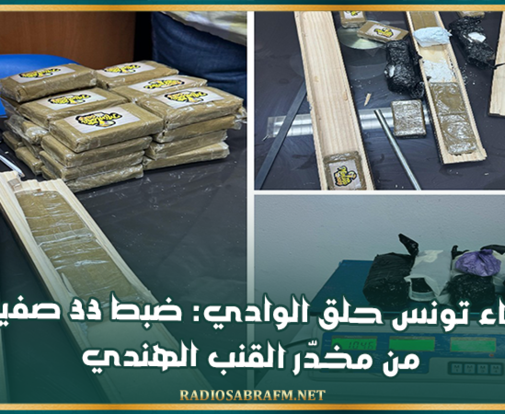 ميناء تونس حلق الوادي: ضبط 33 صفيحة من مخدّر القنب الهندي