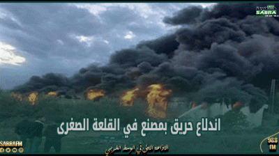 سوسة: اندلاع حريق بمصنع في القلعة الصغرى