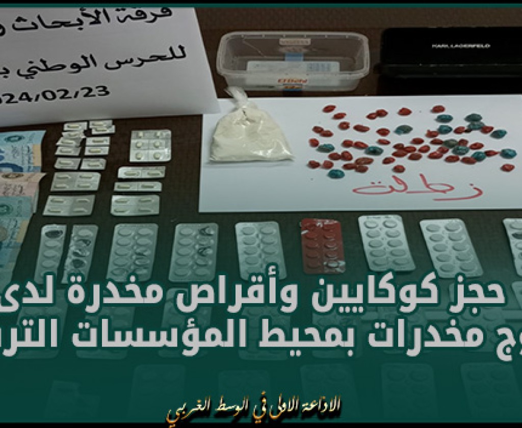 التضامن- أريانة: حجز كوكايين وأقراص مخدرة لدى مُروج مخدرات بمحيط المؤسسات التربوية
