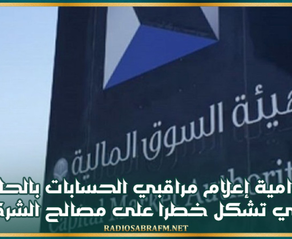 هيئة السوق المالية: إلزامية إعلام مراقبي الحسابات بالحالات التّي تشكل خطرا على مصالح الشركات أو حاملي أوراقها المالية