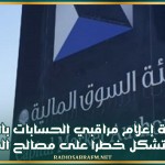 هيئة السوق المالية: إلزامية إعلام مراقبي الحسابات بالحالات التّي تشكل خطرا على مصالح الشركات أو حاملي أوراقها المالية