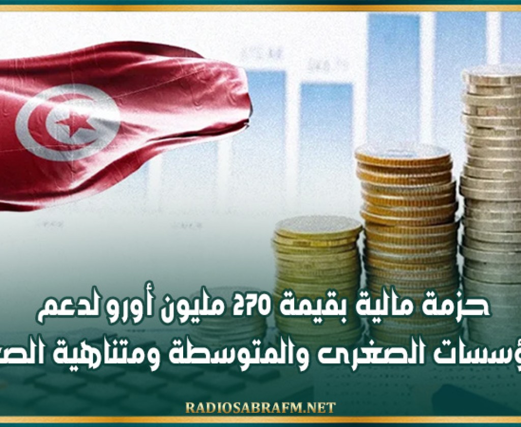 حزمة مالية بقيمة 270 مليون أورو لدعم المؤسسات الصغرى والمتوسطة ومتناهية الصغر