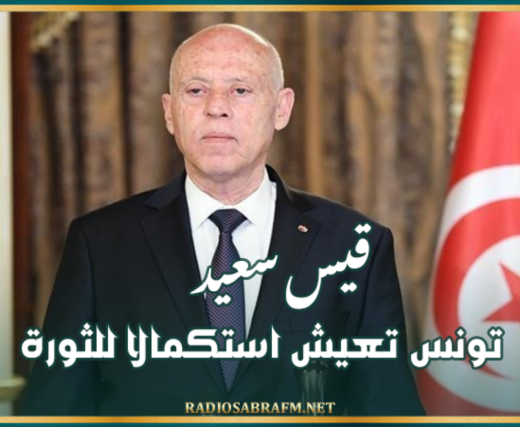 'قيس سعيد: 'تونس تعيش استكمالا للثورة