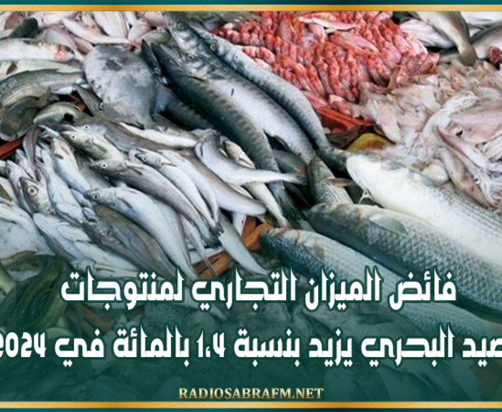 فائض الميزان التجاري لمنتوجات الصيد البحري يزيد بنسبة 1،4 بالمائة في 2024