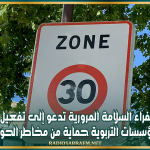 جمعية سفراء السلامة المرورية تدعو إلى تفعيل "المنطقة 30" بمحيط المؤسسات التربوية حماية من مخاطر الحوادث المرورية