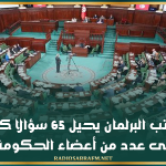 مكتب البرلمان يحيل 65 سؤالا كتابيا إلى عدد من أعضاء الحكومة