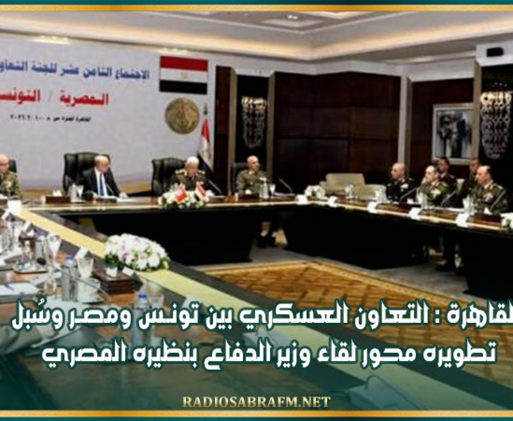 القاهرة : التعاون العسكري بين تونــس ومصــر وسُبل تطويره محور لقاء وزير الدفاع بنظيره المصري