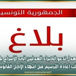 وزارة العدل تدعو الخبراء العدليين الى الإسراع بإيداع مطالب إعادة الترسيم قبل انتهاء الأجل القانوني
