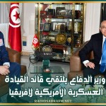 وزير الدفاع يلتقي قائد القيادة العسكرية الأمريكية لإفريقيا