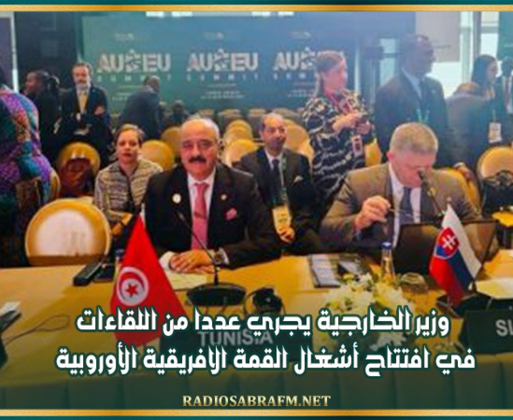 وزير الخارجية يجري عددا من اللقاءات في افتتاح أشغال القمة الافريقية الأوروبية