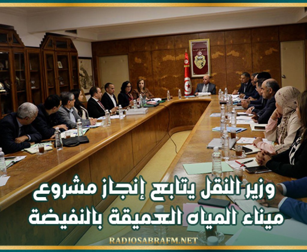 وزير النقل يتابع إنجاز مشروع ميناء المياه العميقة بالنفيضة