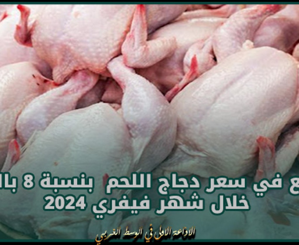 تراجع في سعر دجاج اللحم بنسبة 8 بالمائة خلال شهر فيفري 2024