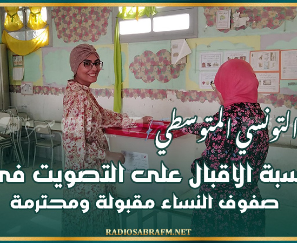رئاسية 2024 - المركز التونسي المتوسطي: نسبة الاقبال على التصويت في صفوف النساء مقبولة ومحترمة
