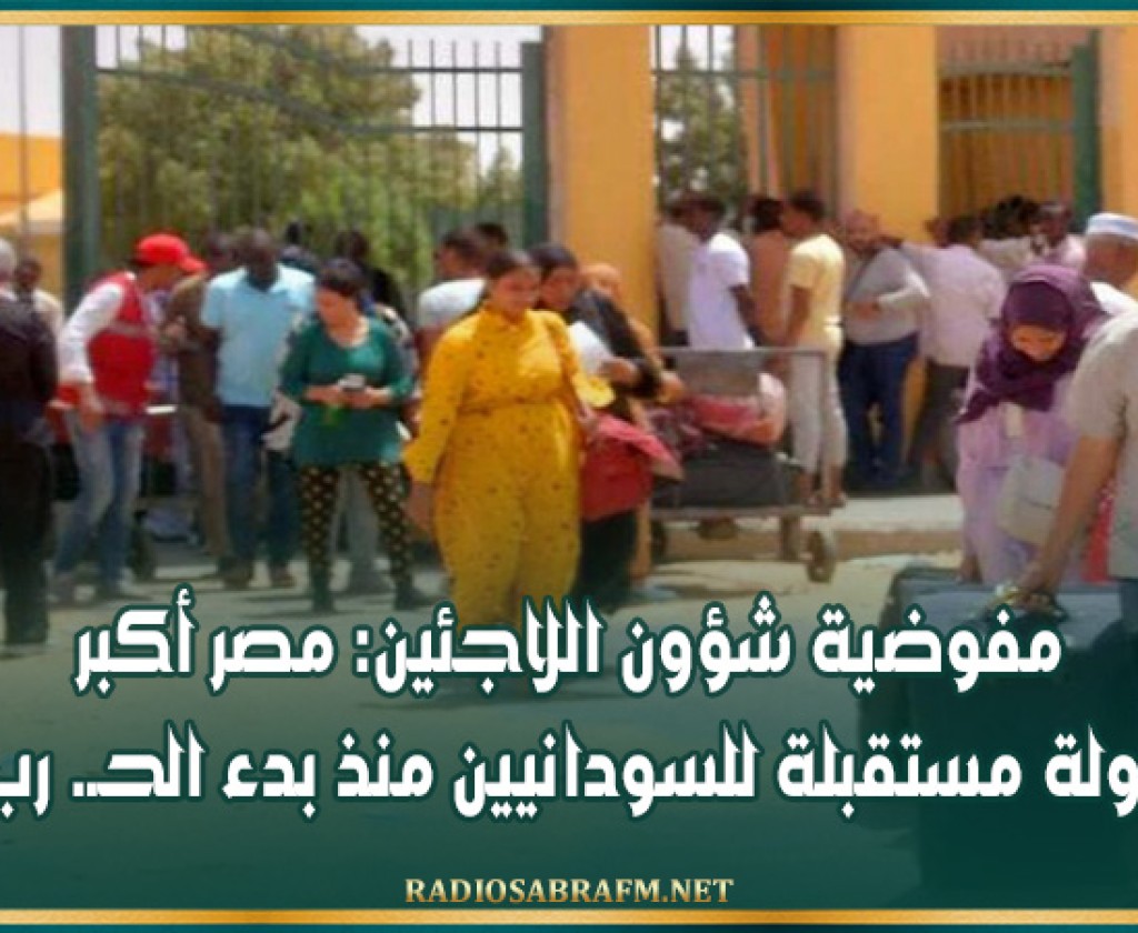 مفوضية شؤون اللاجئين: مصر أكبر دولة مستقبلة للسودانيين منذ بدء الحـ. رب