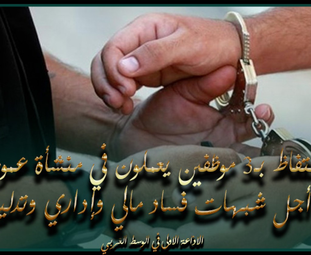 منوبة: الاحتفاظ بـ3 موظفين يعملون في منشأة عمومية من أجل شبهات فساد مالي وإداري وتدليس