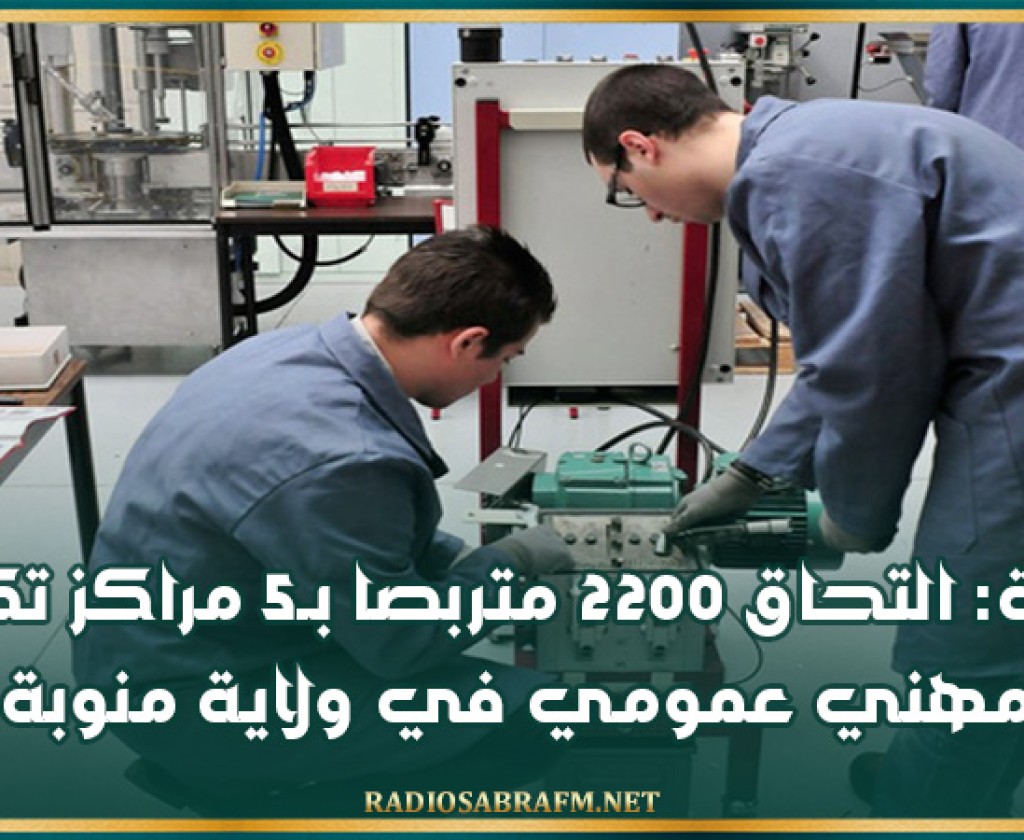 منوبة: التحاق 2200 متربصا بـ5 مراكز تكوين مهني عمومي في ولاية منوبة