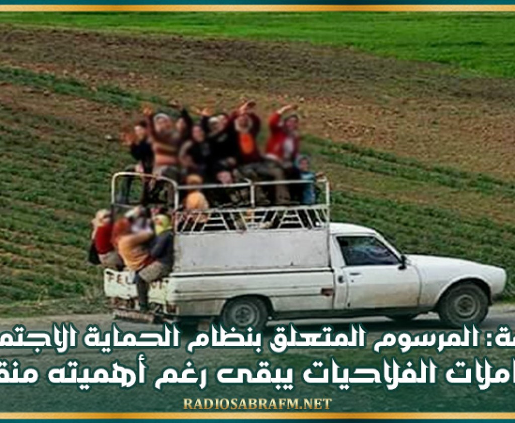 دراسة: المرسوم المتعلق بنظام الحماية الاجتماعية للعاملات الفلاحيات يبقى رغم أهميته منقوصا ويستوجب تصورا يأخذ في الاعتبار الواقع الاجتماعي لهذه الفئة