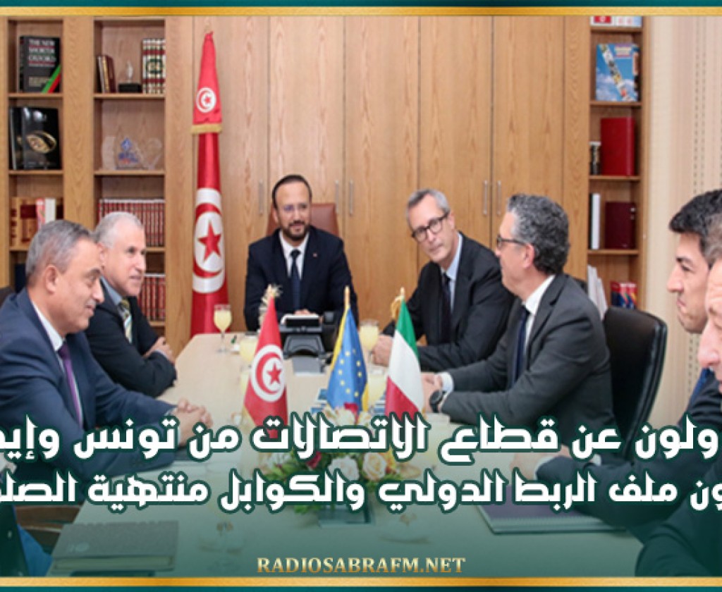 مسؤولون عن قطاع الاتصالات من تونس وإيطاليا يناقشون ملف الربط الدولي والكوابل منتهية الصلوحية