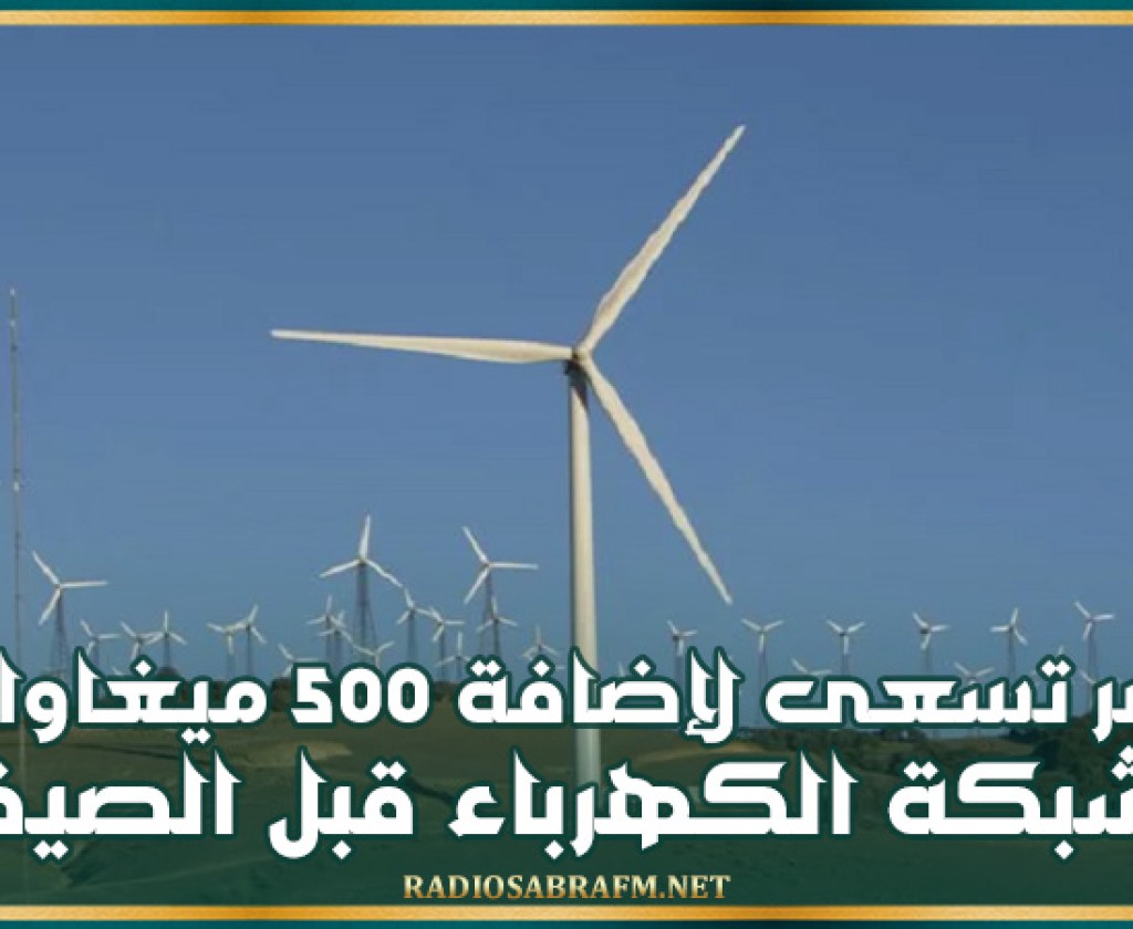 مصر تسعى لإضافة 500 ميغاوات لشبكة الكهرباء قبل الصيف