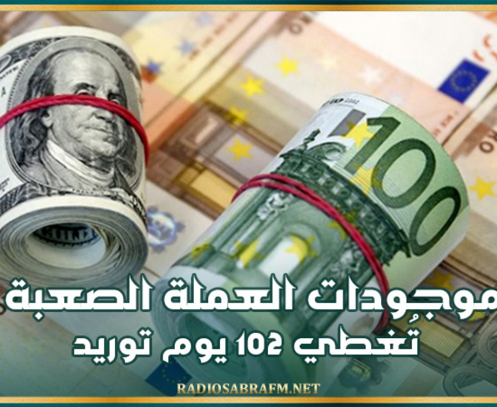 موجودات العملة الصعبة تُغطي 102 يوم توريد