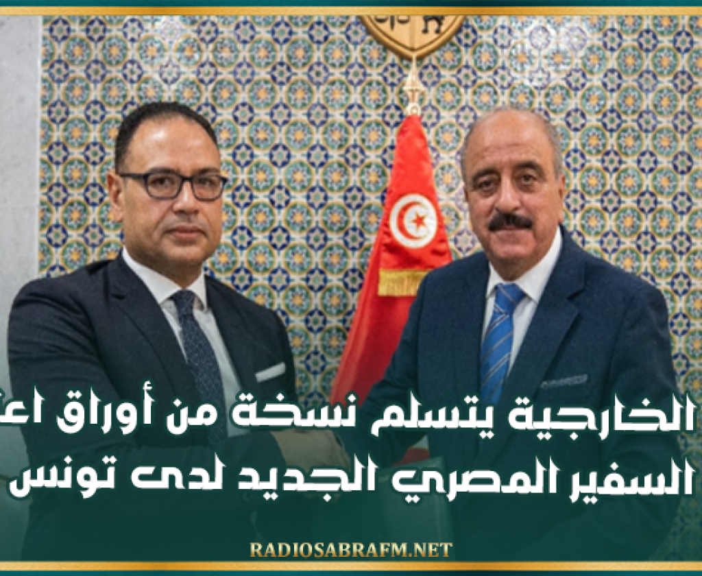 وزير الخارجية يتسلم نسخة من أوراق اعتماد السفير المصري الجديد لدى تونس