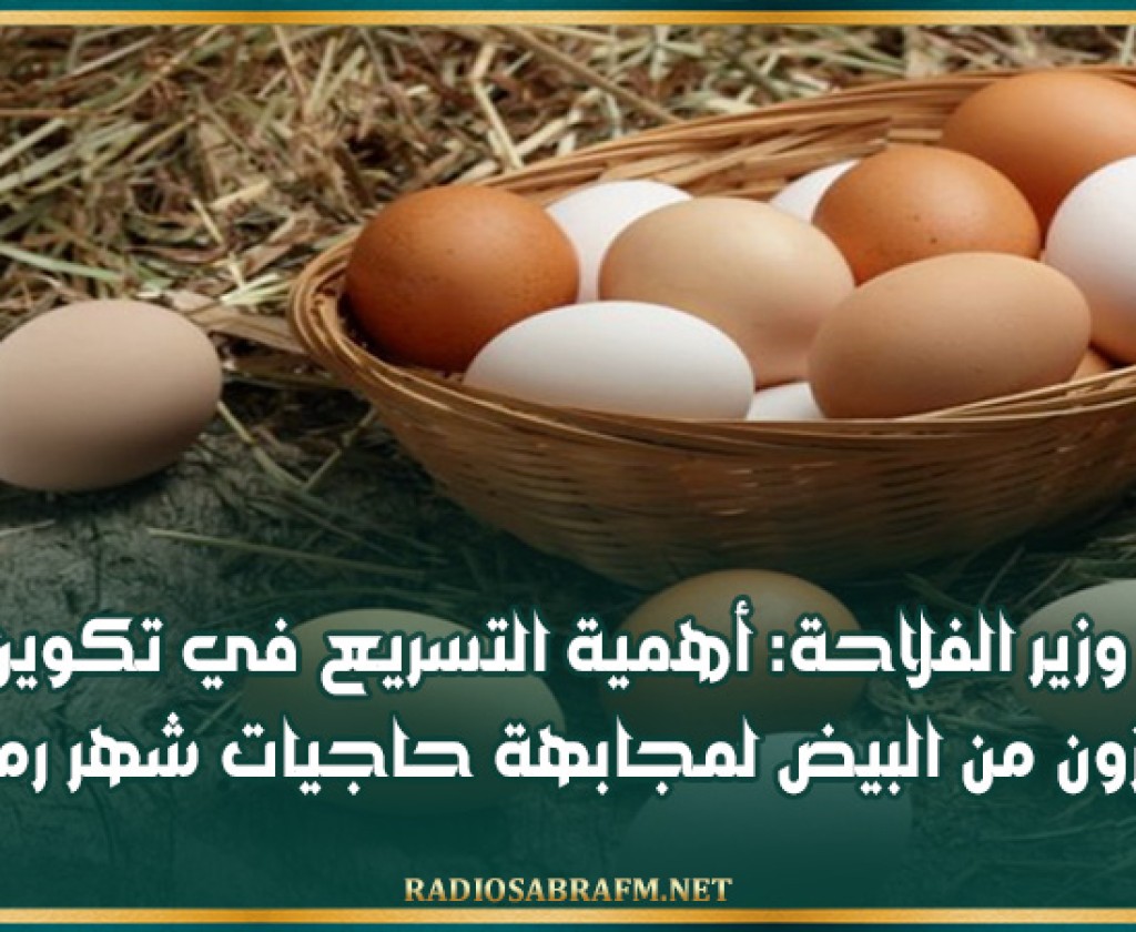 وزير الفلاحة: أهمية التسريع في تكوين مخزون من البيض لمجابهة حاجيات شهر رمضان