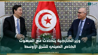 وزير الخارجية يتحادث مع المبعوث الخاص الصيني للشرق الأوسط