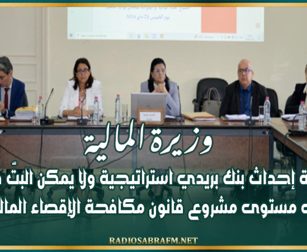 وزيرة المالية: مسألة إحداث بنك بريدي استراتيجية ولا يمكن البتّ فيها على مستوى مشروع قانون مكافحة الإقصاء المالي