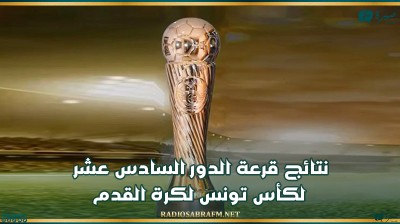 نتائج قرعة الدور السادس عشر.. لكأس تونس لكرة القدم