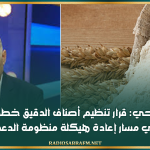 لطفي الرياحي: قرار تنظيم أصناف الدقيق خطوة إصلاحية في مسار إعادة هيكلة منظومة الدعم