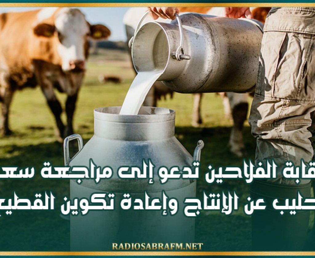 نقابة الفلاحين تدعو إلى مراجعة سعر الحليب عن الإنتاج وإعادة تكوين القطيع