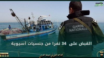 صفاقس: القبض على 34 نفرا من جنسيات آسيوية بصدد التحضير لاجتياز الحدود البحرية خلسة