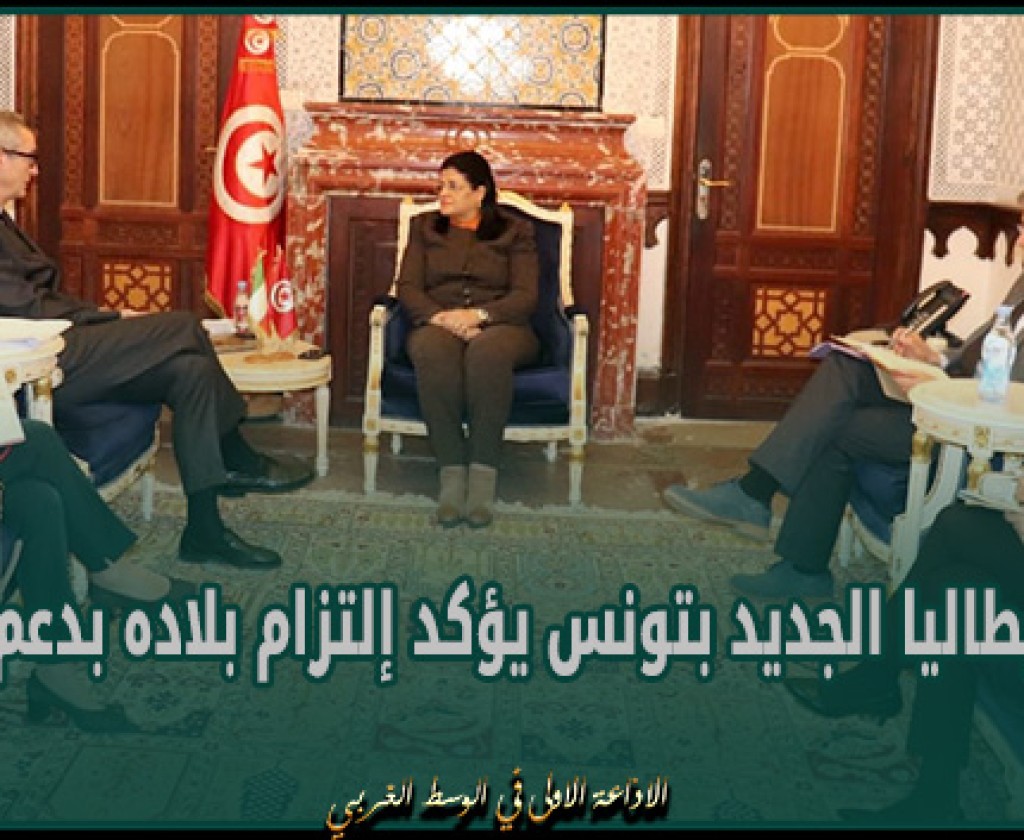 سفير ايطاليا الجديد بتونس يؤكد إلتزام بلاده بدعم تونس والعمل على تعزير الشراكة والتعاون المالي