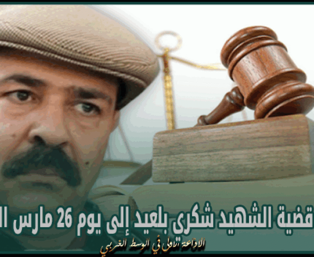 تأجيل قضية الشهيد شكري بلعيد إلى يوم 26 مارس الجاري