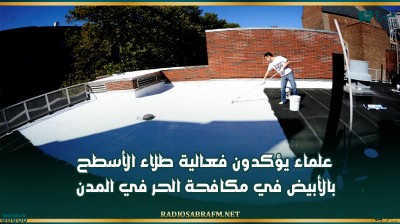 علماء يؤكدون فعالية طلاء الأسطح بالأبيض في مكافحة الحر في المدن
