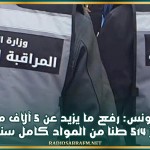 المراقبة الاقتصادية بولاية تونس ترفع ما يزيد عن 5 آلاف مخالفة وتحجز 514 طنا من المواد كامل سنة 2025