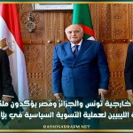 وزراء خارجية تونس والجزائر ومصر يؤكدون ملكية وقيادة الليبيين لعملية التسوية السياسية في بلادهم