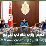 مجلس وزاري ينظر في الملامح الأولية للميزان الاقتصادي لسنة 2026