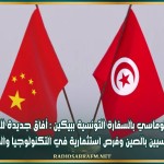 ديبلوماسي بالسفارة التونسية ببيكين : آفاق جديدة للطلبة التونسيين بالصين وفرص استثمارية في التكنولوجيا والطاقة